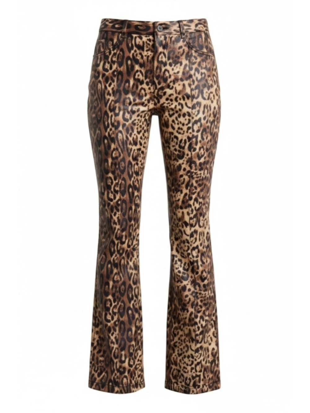 Cinq à Sept Leopard Faux Leather Pants
